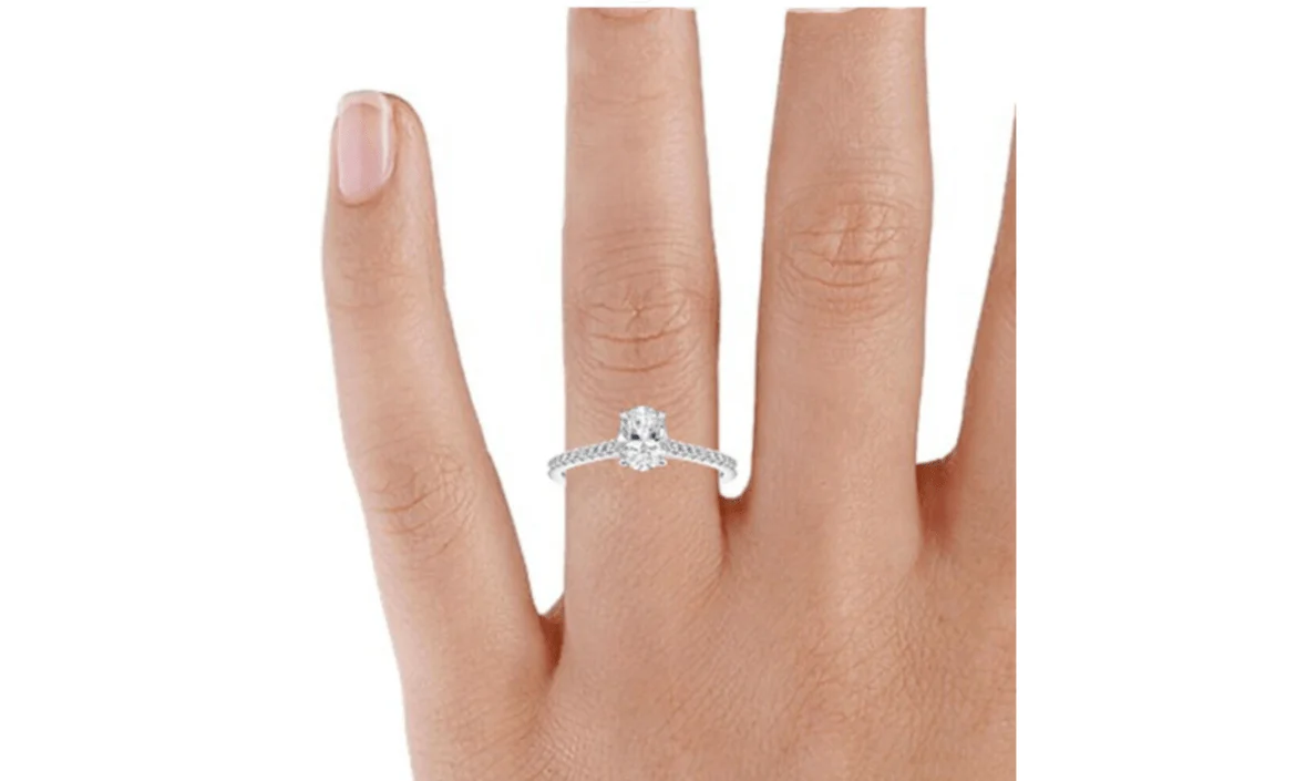 Real 14k White Gold IGI Certified 1.75CT Lab Grown Diamond Ring Round VS Clarity - Image 3