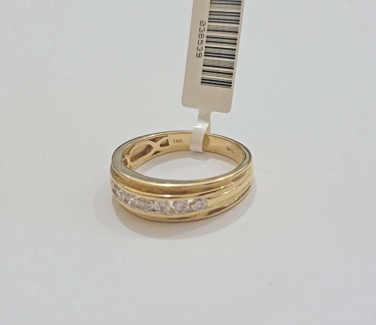Real 14k Yellow Gold Band 1/2 CT Diamonds Men's Wedding Engagement Ring Sizes 6,7,8,9,10,11 & 12 - Image 5