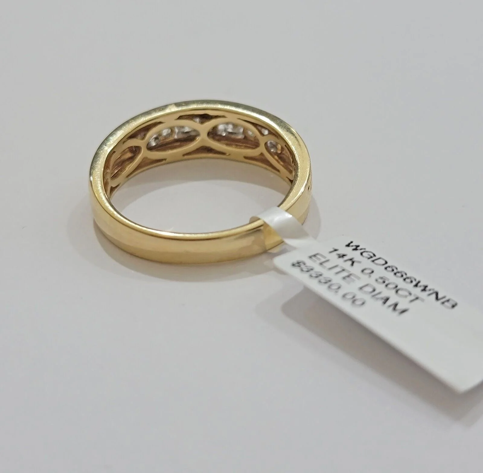 Real 14k Yellow Gold Band 1/2 CT Diamonds Men's Wedding Engagement Ring Sizes 6,7,8,9,10,11 & 12 - Image 6