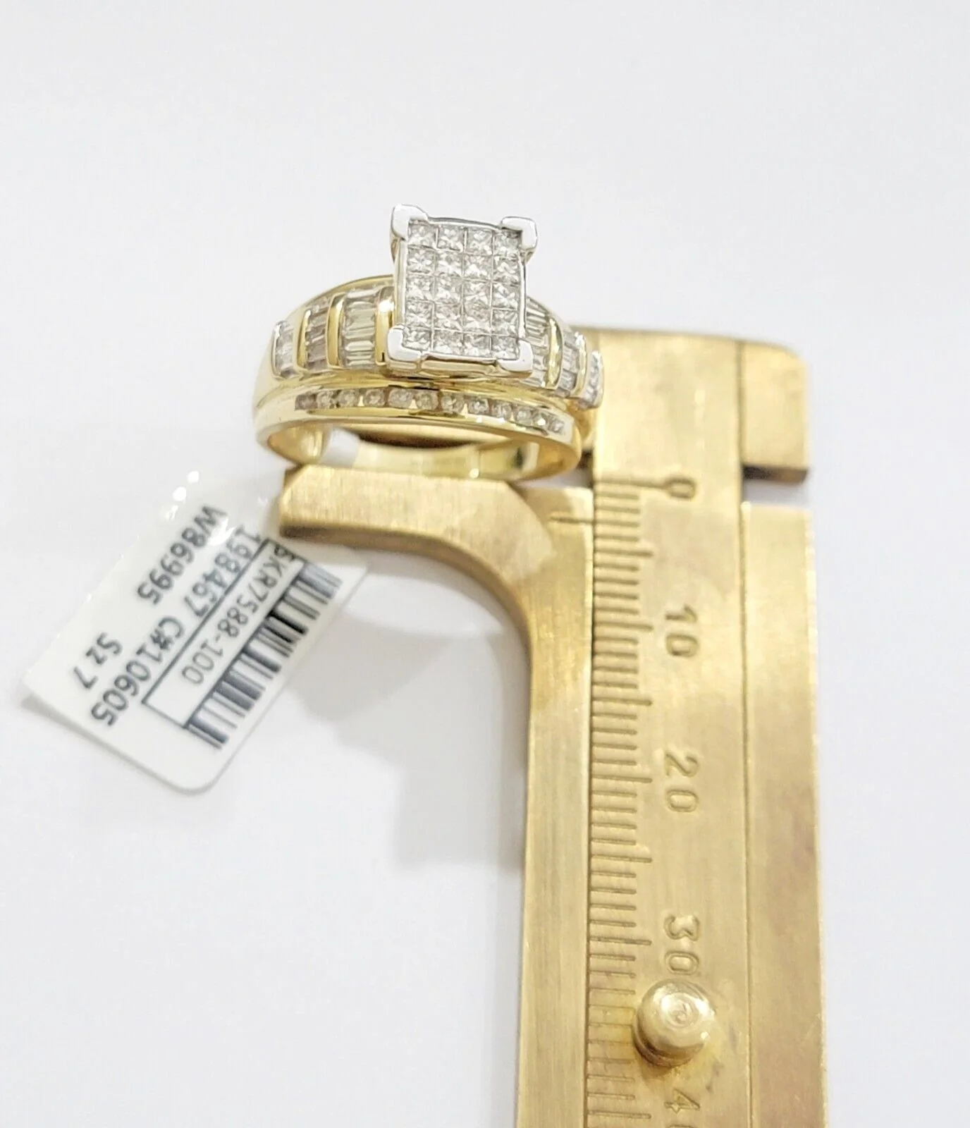 Real 14k Yellow Gold Diamond Ring 1 CT Diamond Ladies Women Band, VALENTINE SALE - Image 6