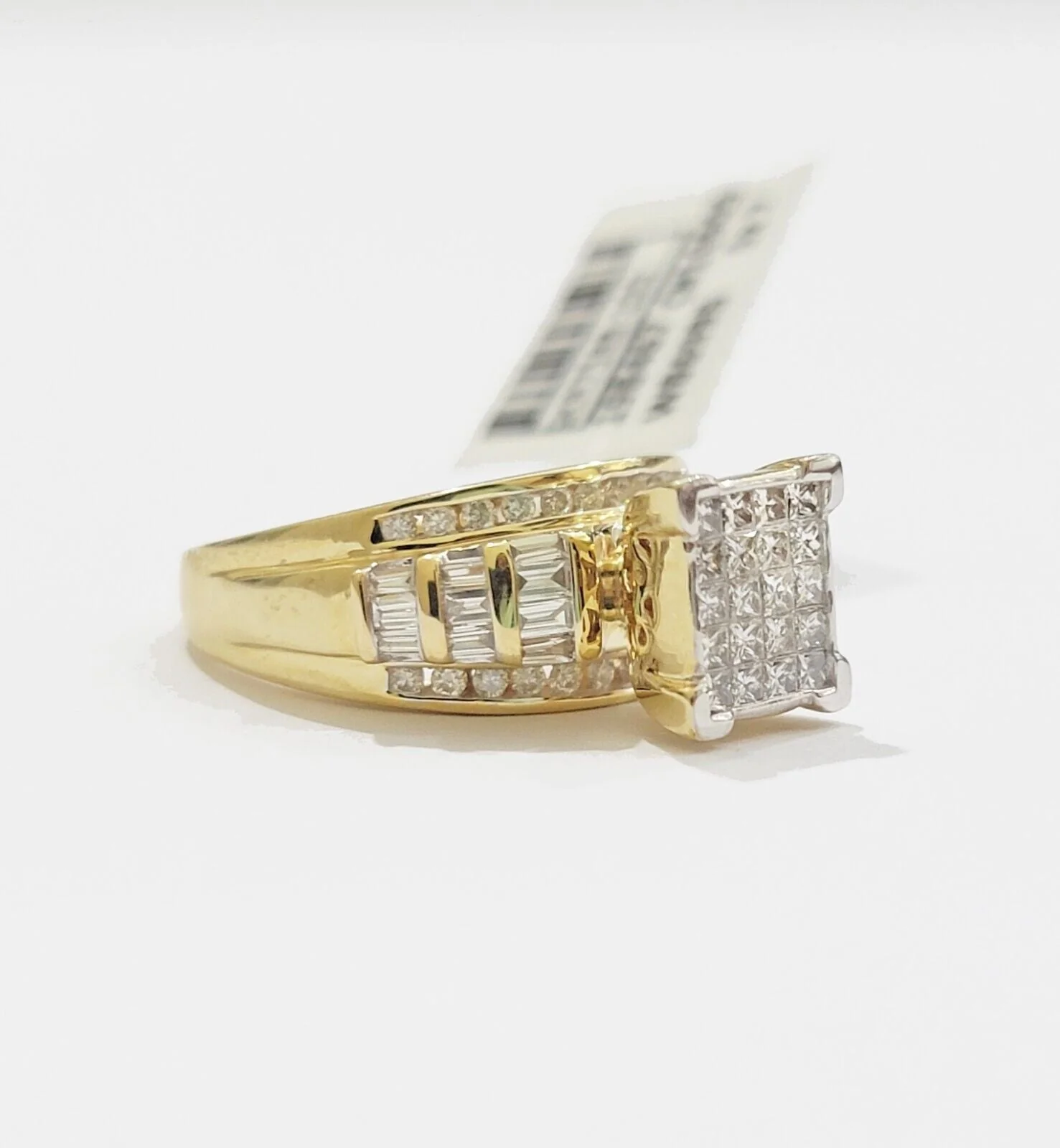 Real 14k Yellow Gold Diamond Ring 1 CT Diamond Ladies Women Band, VALENTINE SALE - Image 7