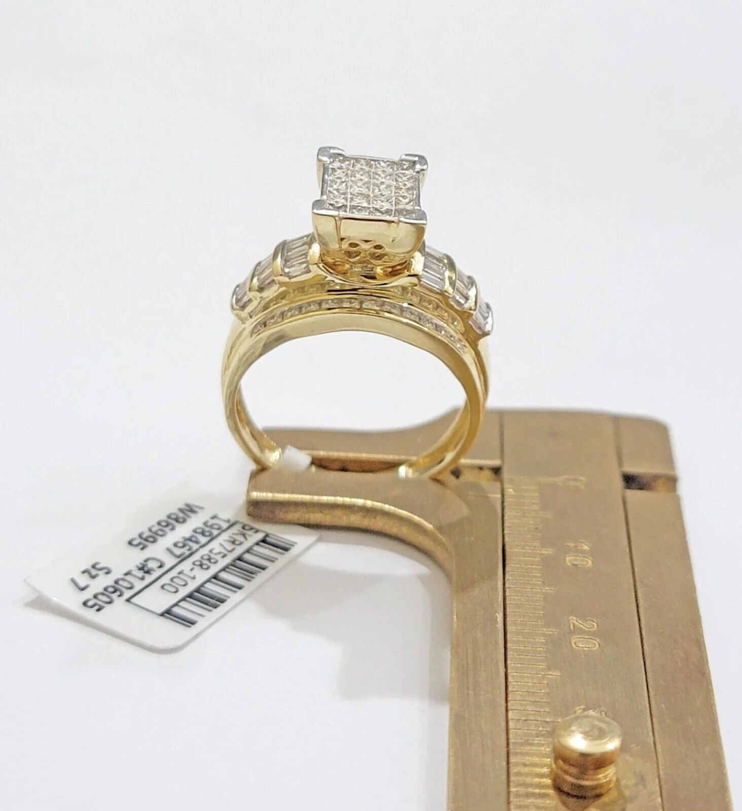 Real 14k Yellow Gold Diamond Ring 1 CT Diamond Ladies Women, Wedding Engagement Ring Sizes 6,7,8,9,10,11 & 12 - Image 12