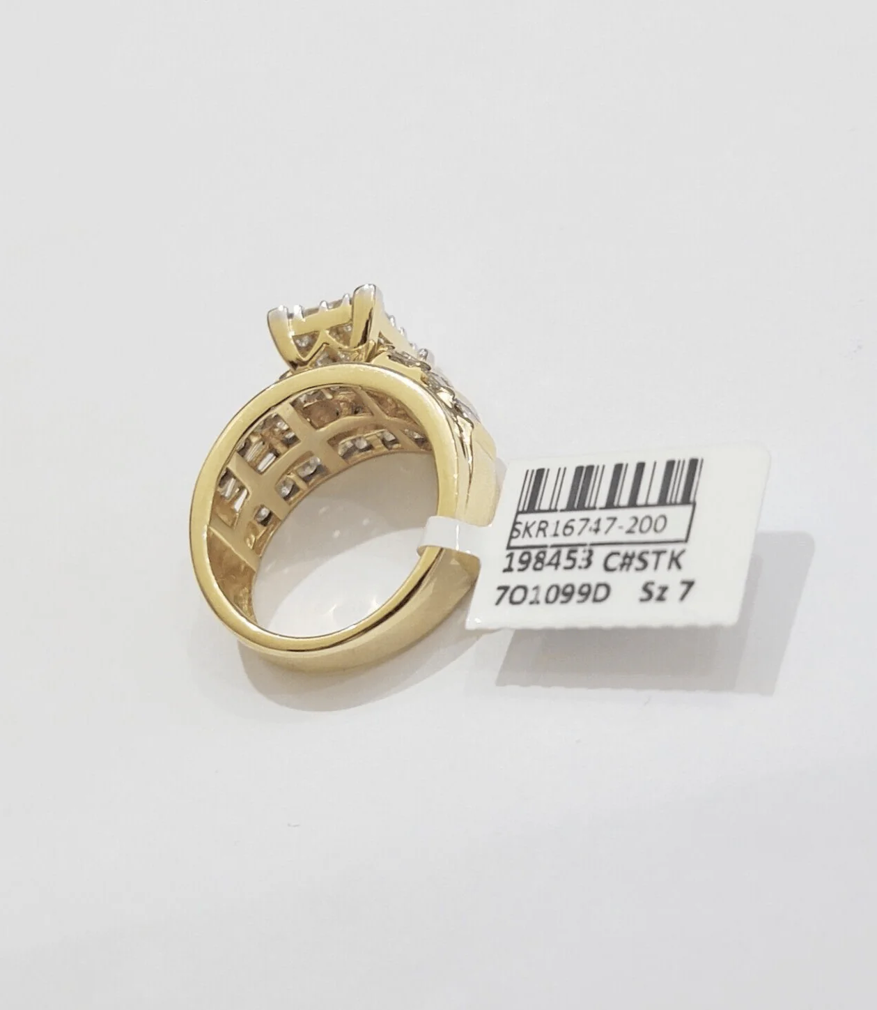 Real 14k Yellow Gold Diamond Ring 2CT Ladies Women Band Genuine, VALENTINE SALE Ring Sizes 6,7,8,9,10,11 & 12 - Image 8