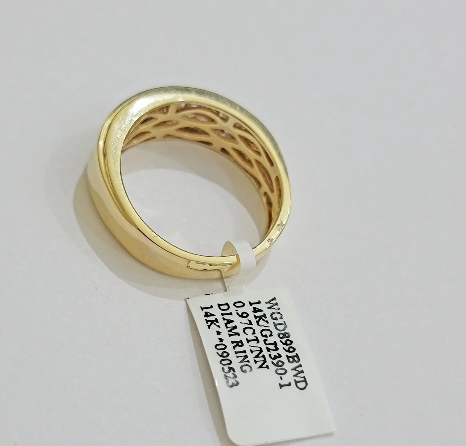 Real 14k Yellow gold Diamond Ring Mens Engagement Wedding Band 0.95 CT Natural D - Image 7