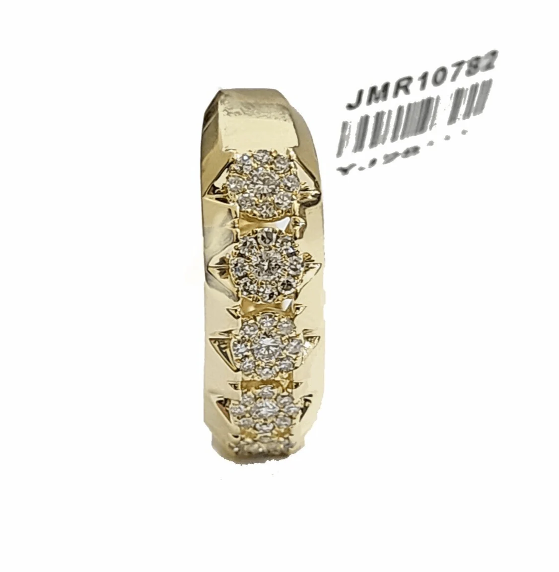 Real 14k Yellow Gold Diamond Ring White Genuine 0.73CT Diamonds 14kt Size 10 - Image 6