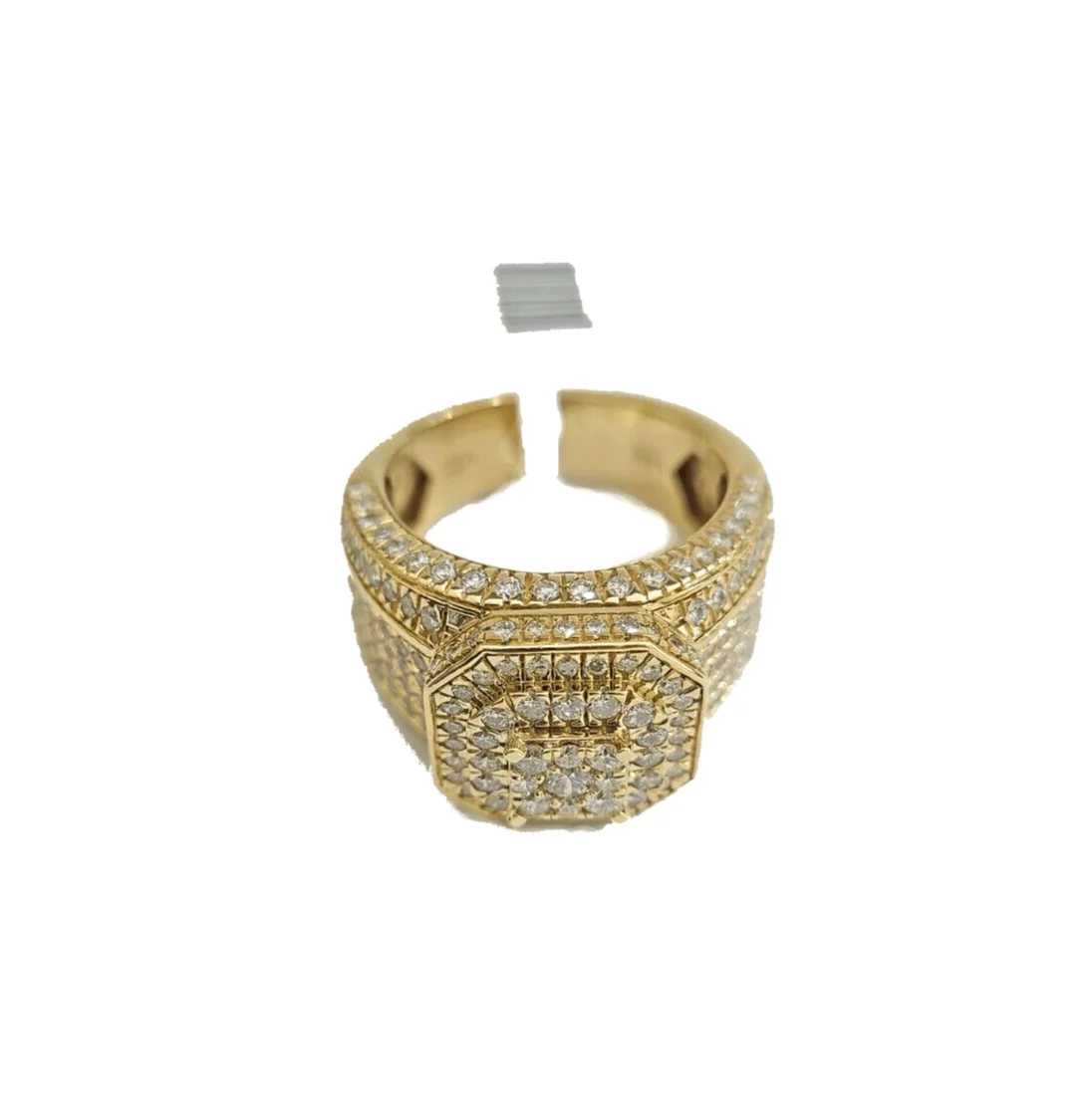 Real 14k Yellow Gold Diamond Ring White Genuine 3.17CT Diamonds 14kt Size 10 - Image 3