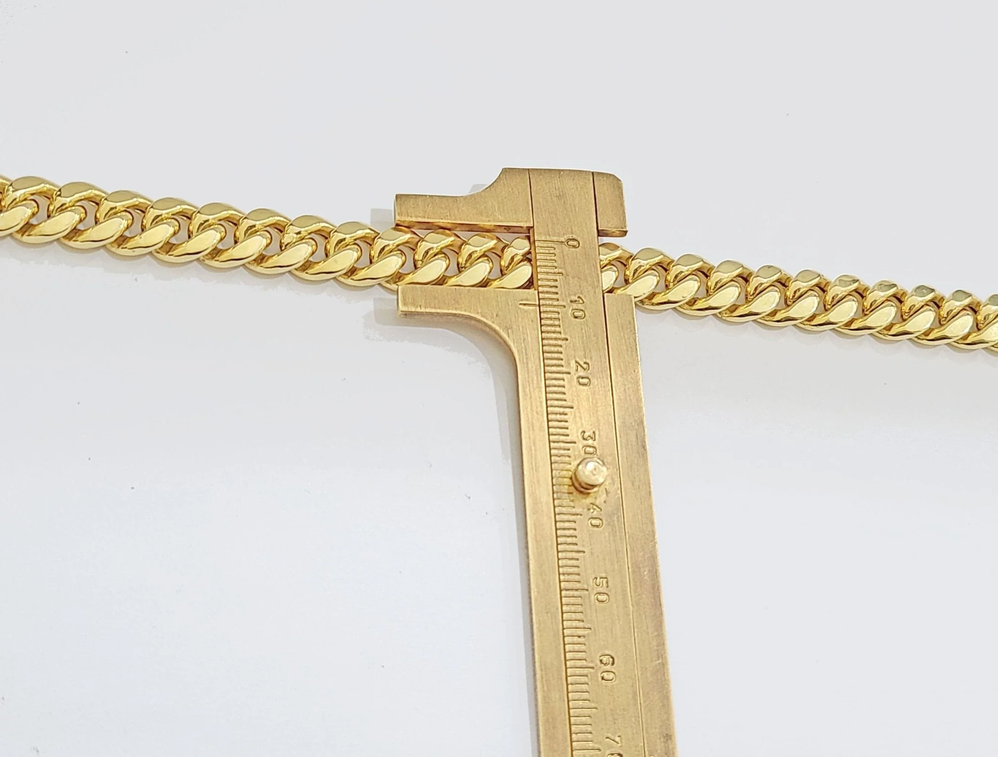 Real 14k Yellow Gold Miami Cuban Link Chain 10mm 28" Necklace Box Lock For Men - Image 14