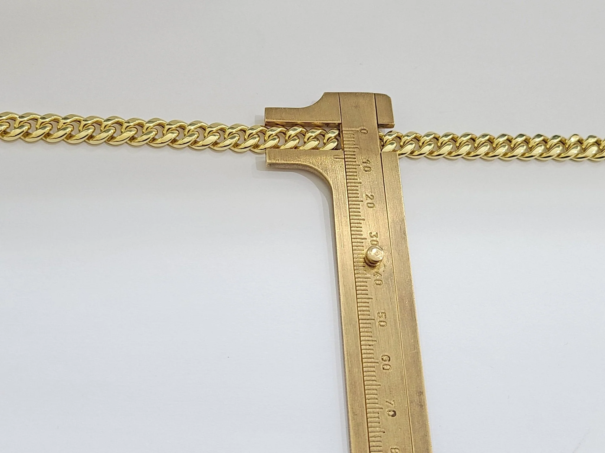 Real 14k Yellow Gold Miami Cuban Link Chain 8mm 30" Necklace Box Lock Men's - Image 6