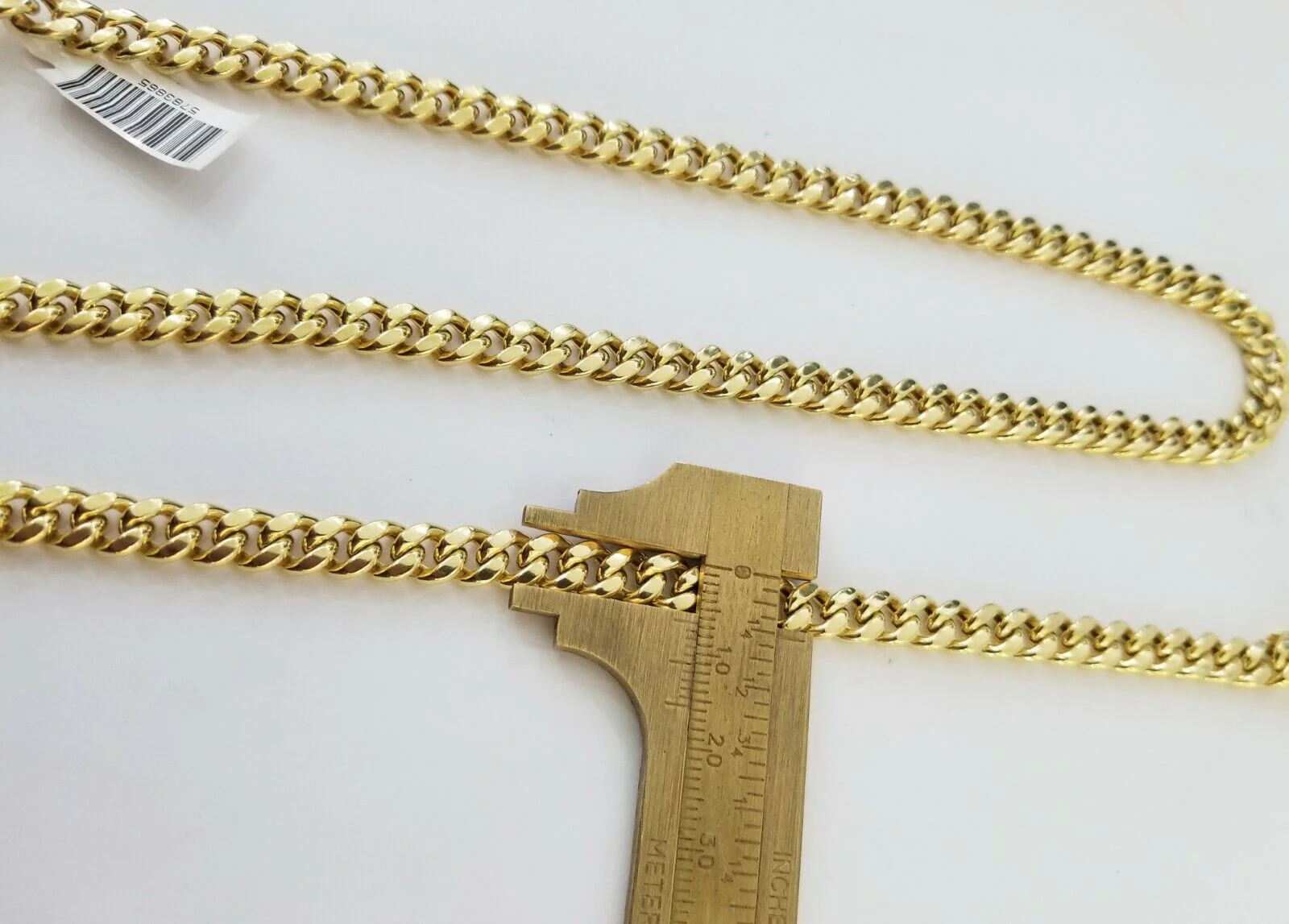 Real 14K Yellow Gold Miami Cuban Link Chain Necklace 7mm 24 Inch 14kt Box Lock - Image 5