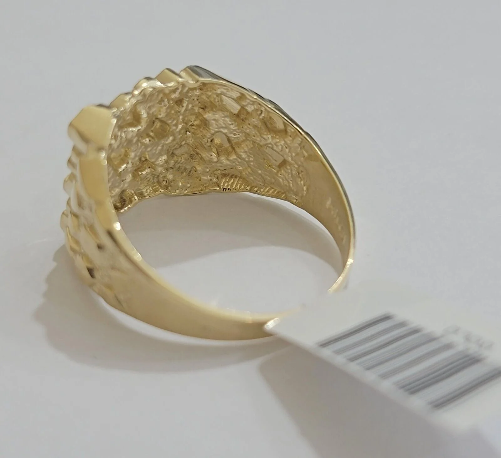 Real 14k Yellow Gold Nugget Ring Solid Mens SZ 9 Genuine 14kt casual/ Pinky SALE - Image 5