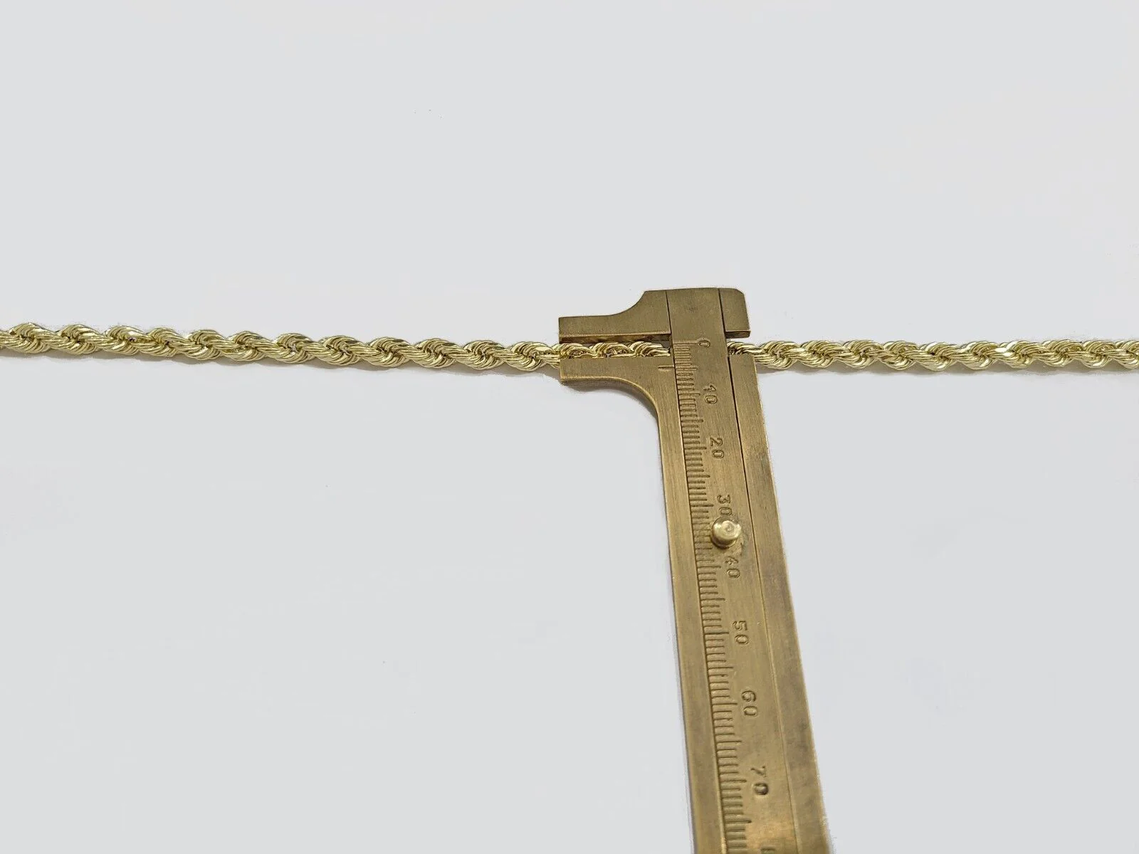 Real 14k Yellow Gold Rope Chain 5mm 22'' Necklace Jesus Cross Charm Pendant 14kt - Image 4