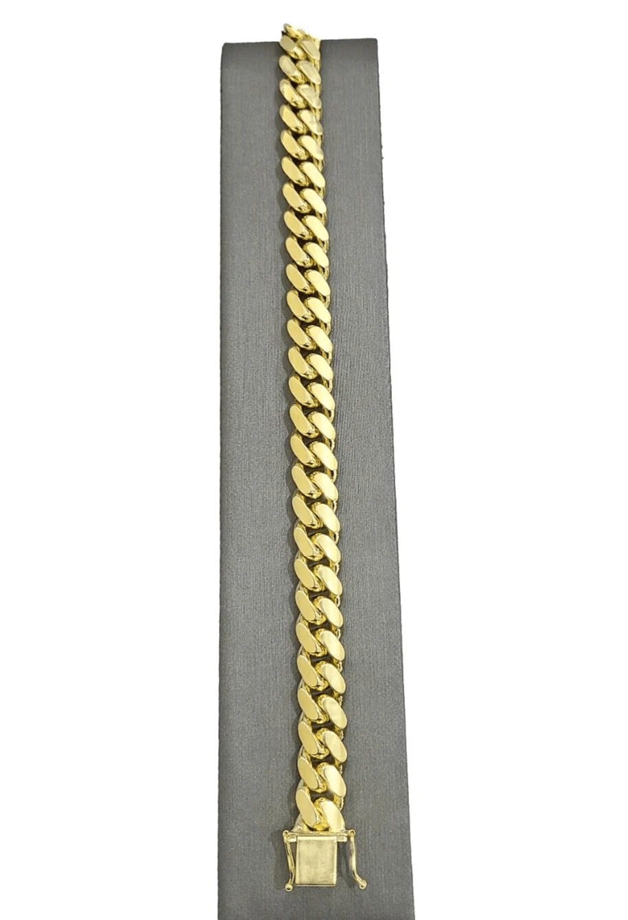 Real 14k Yellow Solid Gold 10mm Miami Cuban Bracelet 9'' inch 14kt Unisex - Image 3