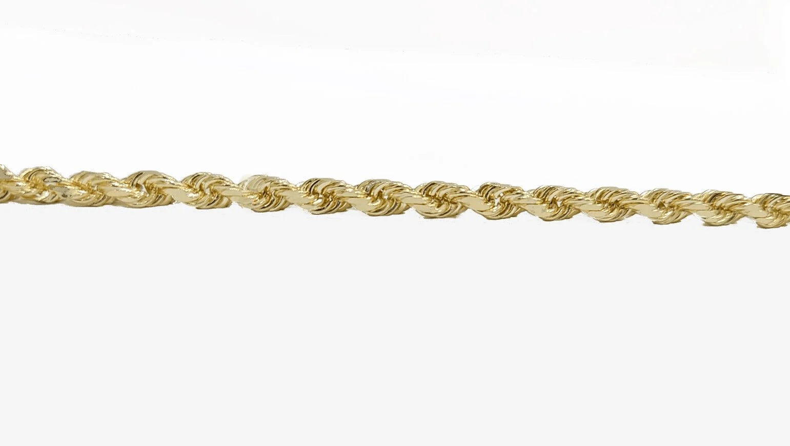 Real 14k Yellow Solid  Gold 3mm Rope  Bracelet 8.5'' inch 14kt Unisex - Image 5
