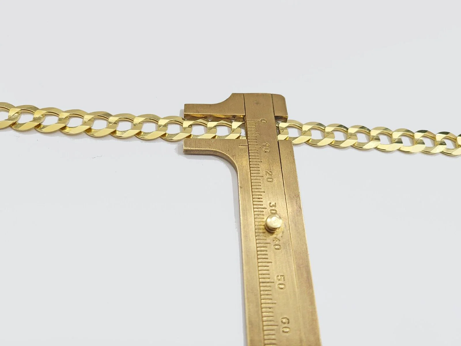 Real 14k Yellow Solid  Gold 9mm Cuban Curb Link Bracelet 8'' inch 14kt Unisex - Image 3