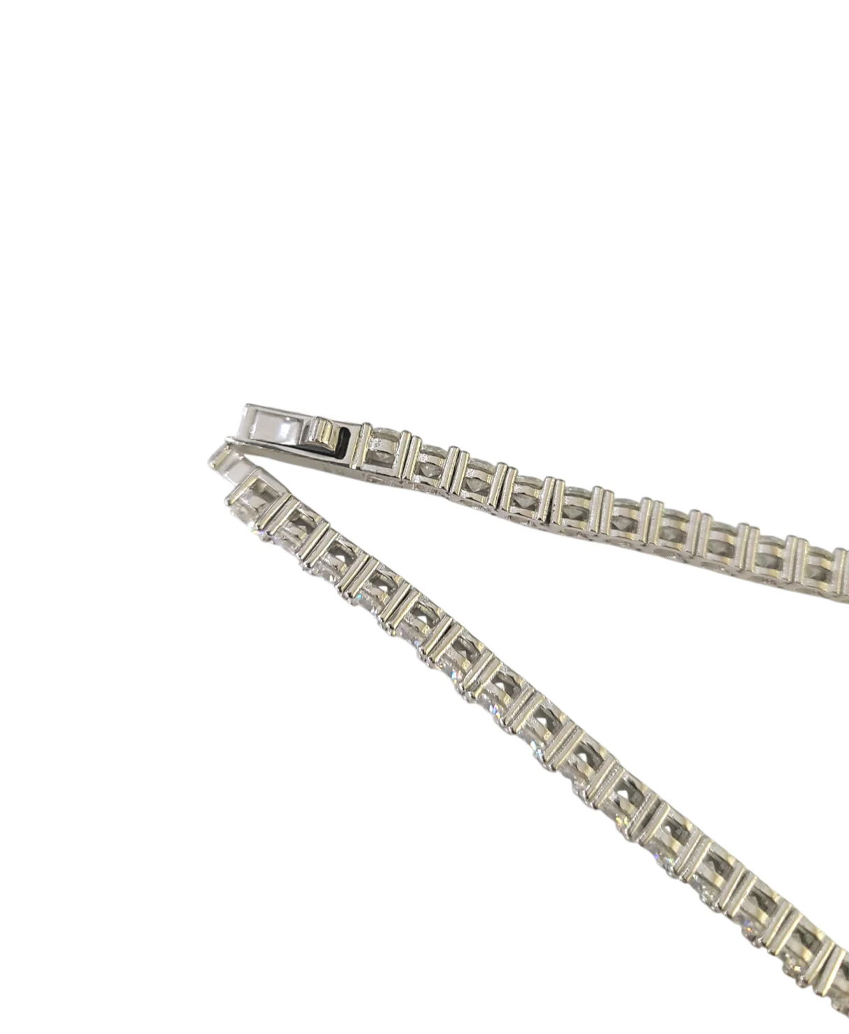 Moissanite Tennis Bracelet Real 925 Silver 7 Inch 4mm Women Men - Image 6