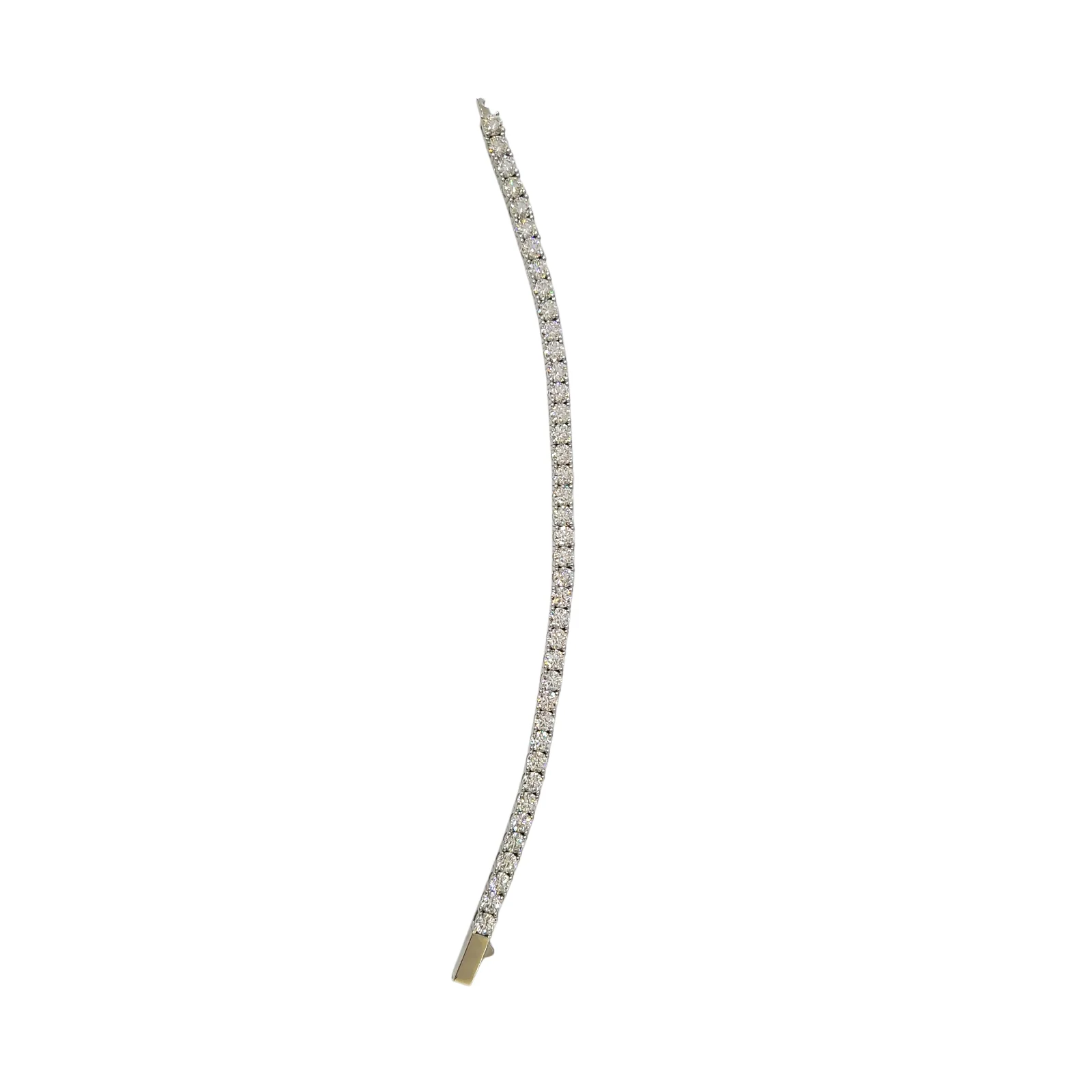 Moissanite Tennis Bracelet Real 925 Silver 7 Inch 4mm Women Men - Image 8