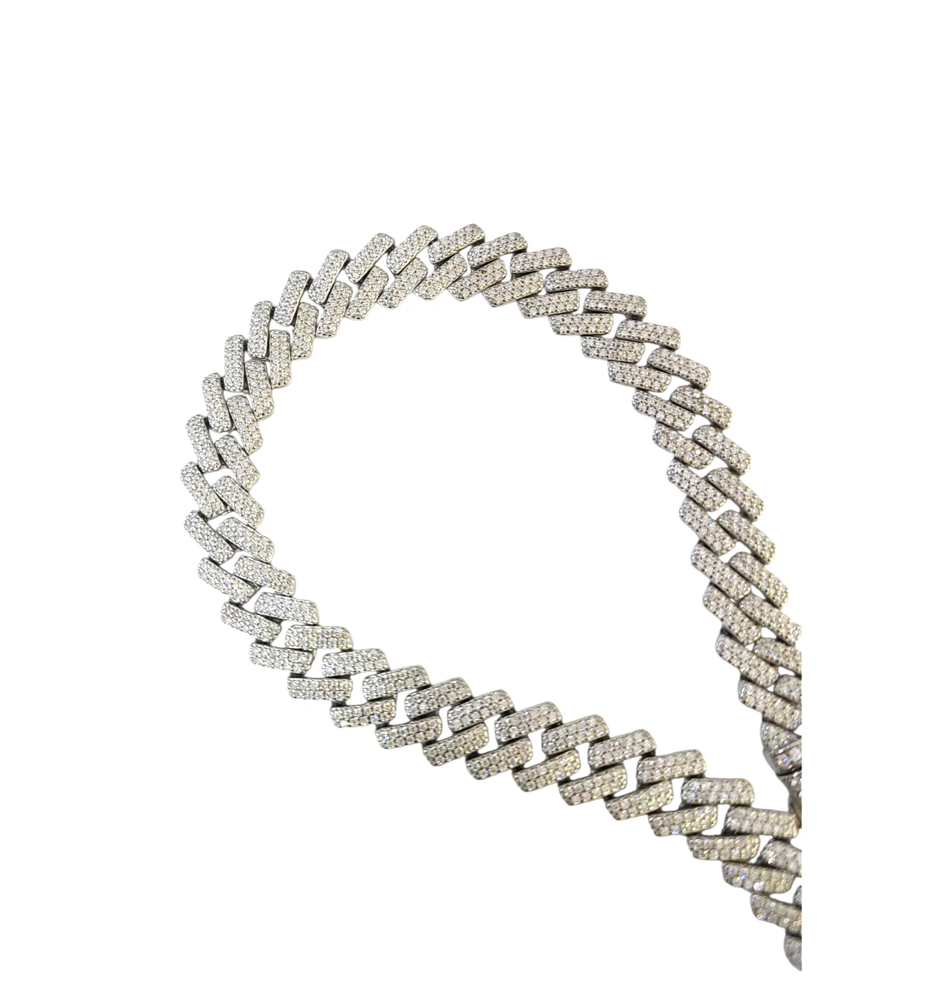 Moissanite Bracelet Cuban Link Style Real 925 Silver 8 Inch 10mm Women Men - Image 5