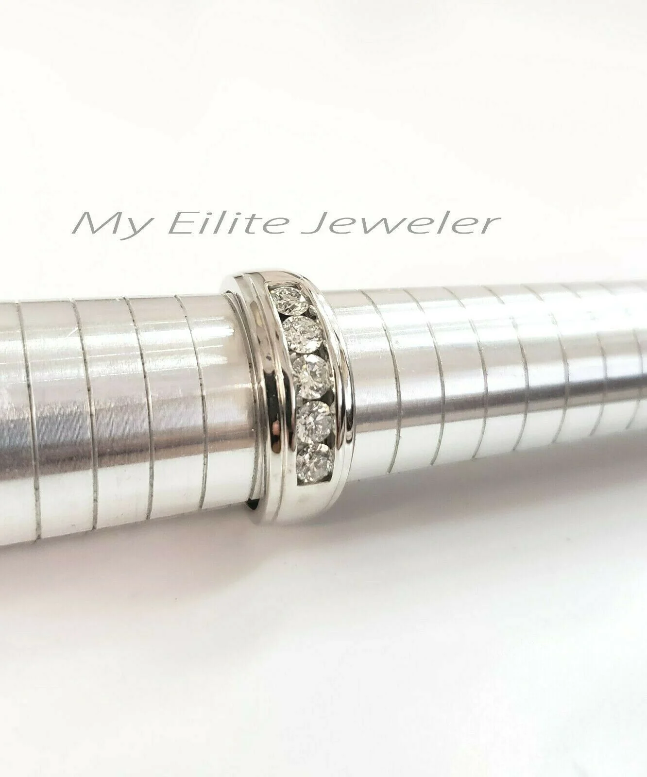 REAL solid 14k Gold Diamond Mens Band Engagement Wedding 1 CT Ring White Yellow Ring Sizes 6,7,8,9,10,11 & 12 - Image 9