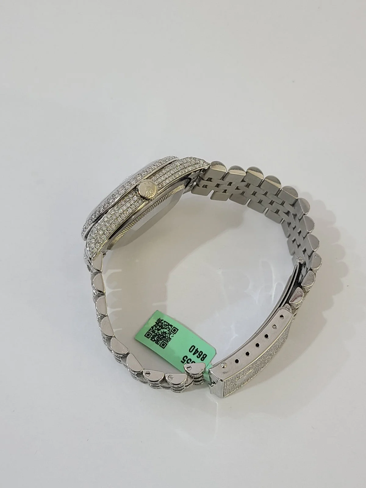 ROLEX Datejust Natural Diamond Iced Out 36mm Watch - Image 5