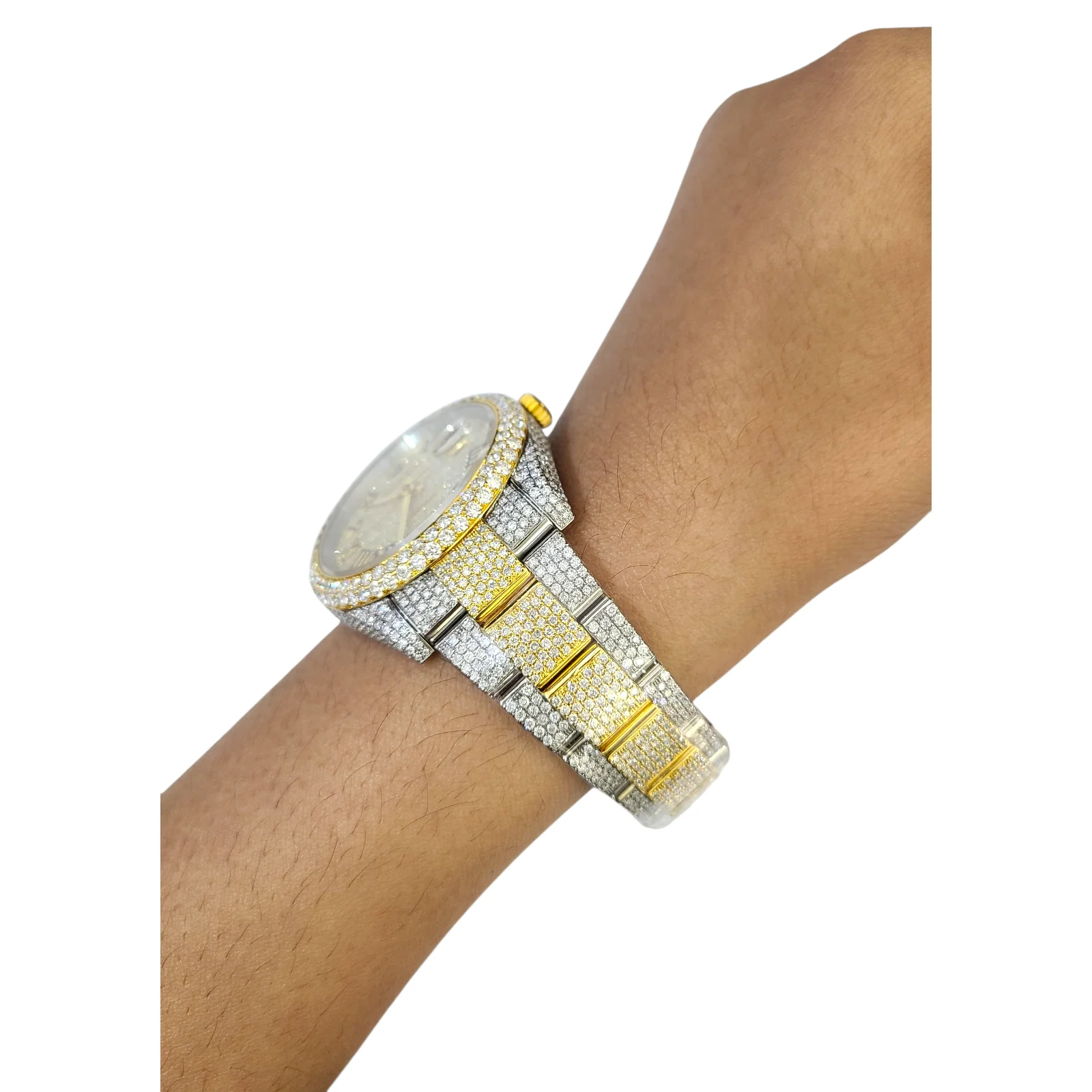 Rolex Men's Diamonds Watch With 12 CT Natural Diamonds - Image 10