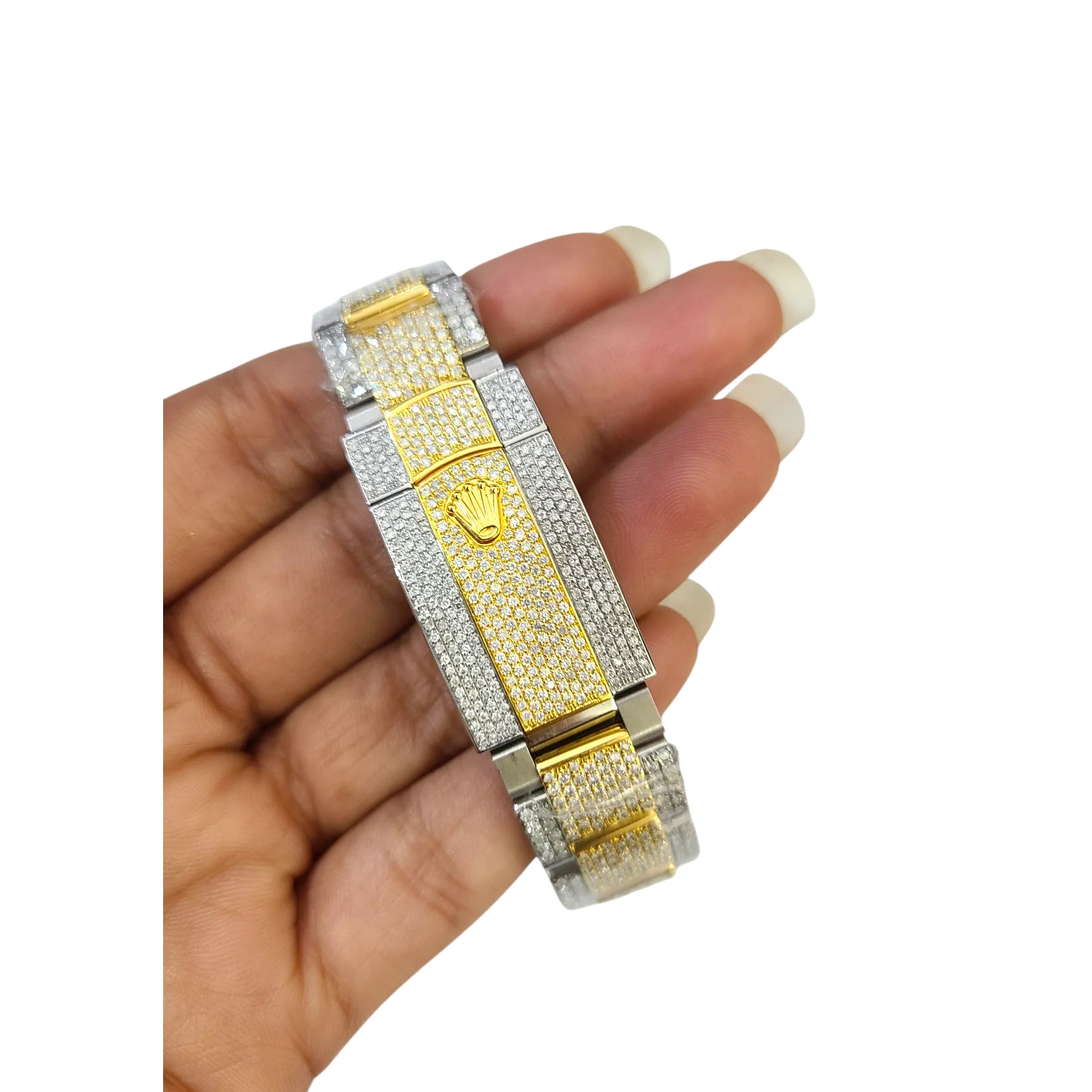 Rolex Men's Diamonds Watch With 12 CT Natural Diamonds - Image 8