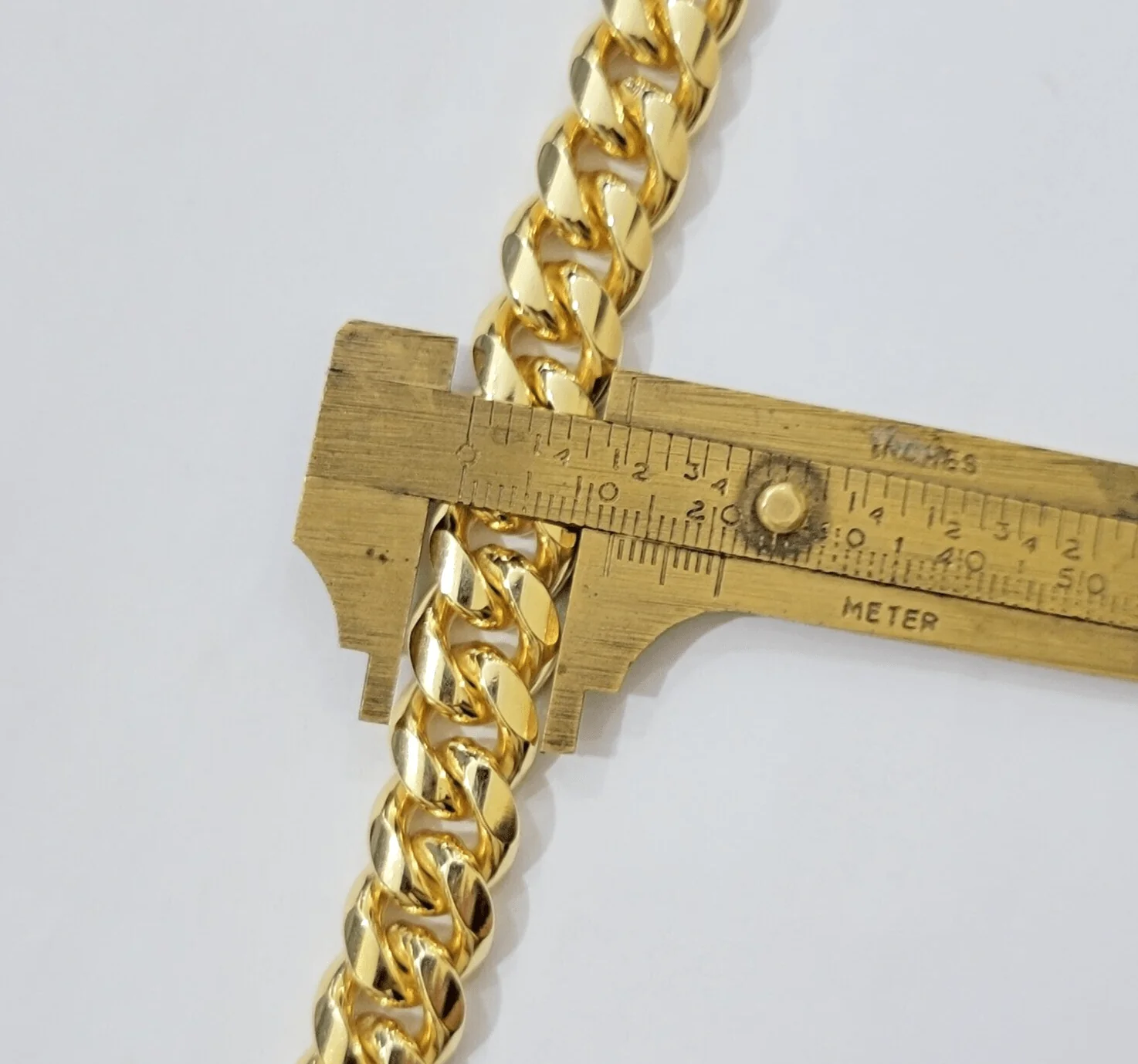 Solid 10k Gold Bracelet 12mm Miami Cuban Link 9 Inch Box Clasp Mens REAL 10KT - Image 4