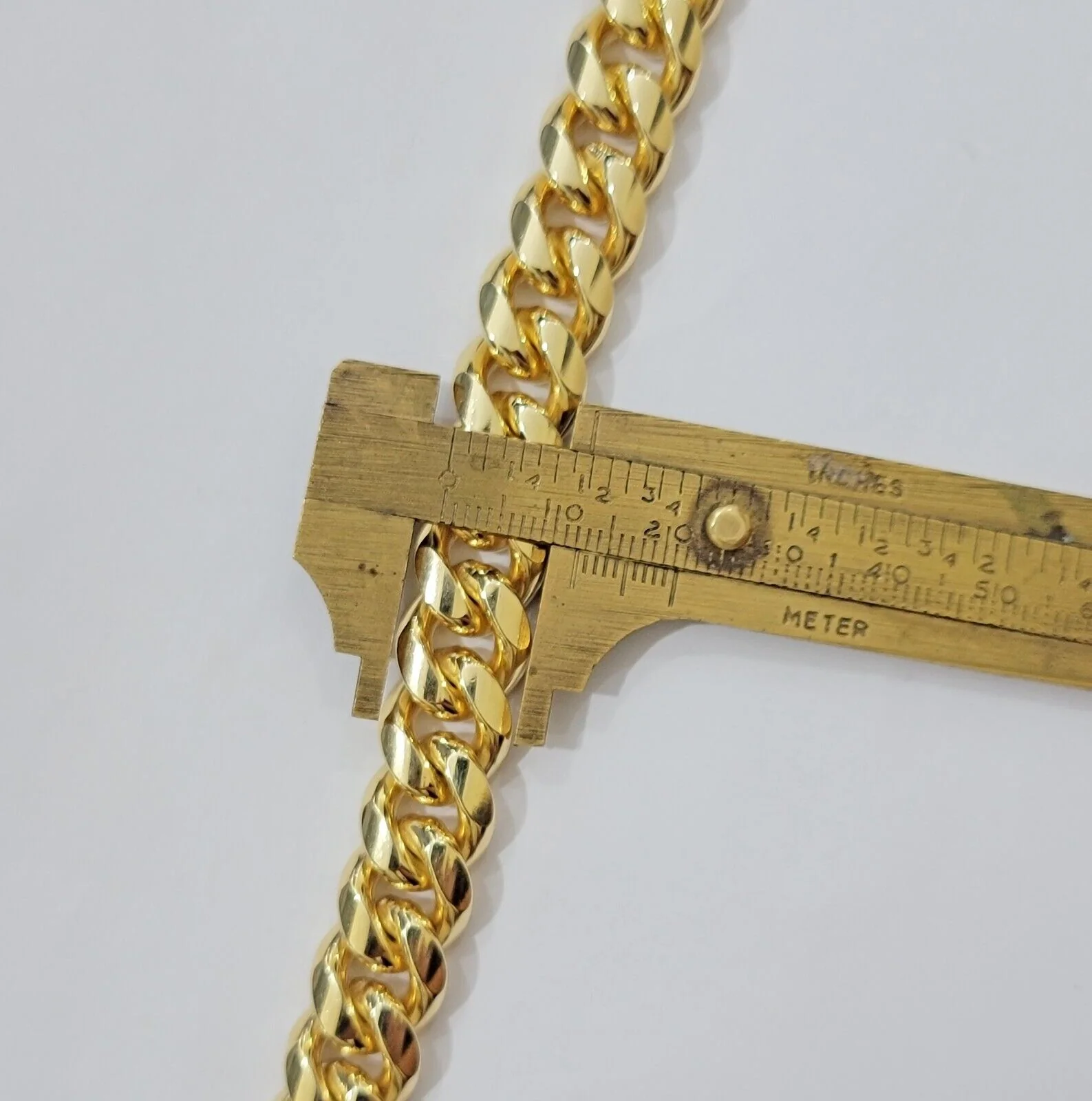 Solid 10k Gold Bracelet Miami Cuban Link 12mm 8" Inch Box Clasp SOLID LINK, Mens - Image 5