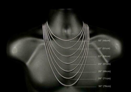 Solid 10k Gold Chain Miami Cuban link Necklace 4mm-8mm & 20"- 28" For Men - Image 5