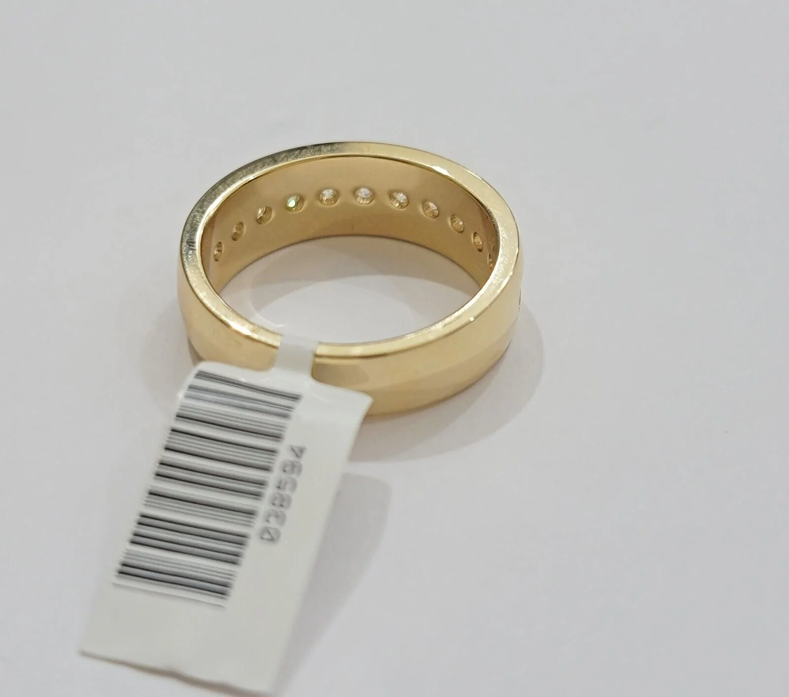 Solid 14k Gold 1CT Diamond Mens Band Wedding Engagement Ring REAL 14kt Yellow Gd - Image 4