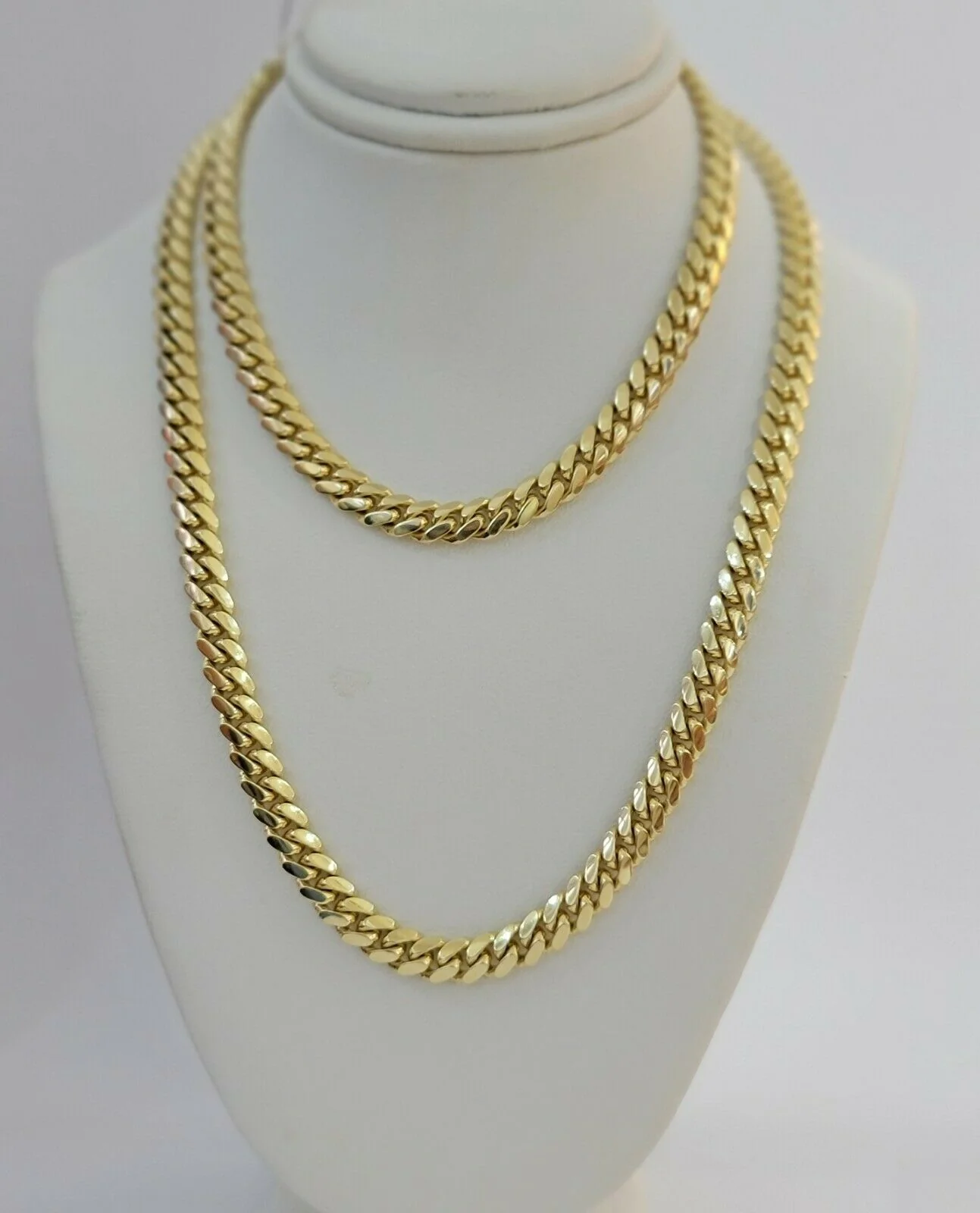 Solid REAL 10k Gold Miami Cuban Link Chain 24" 6mm Men Necklace 10kt Yellow Gold - Image 5